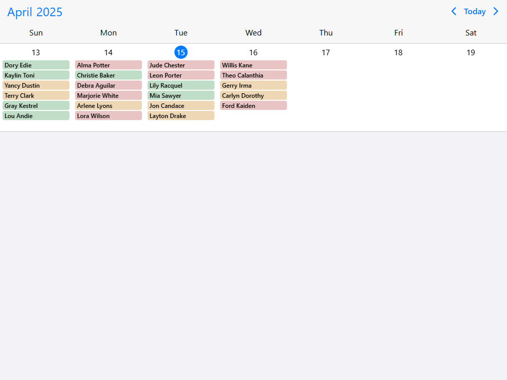 Custom event tooltip Custom event tooltip