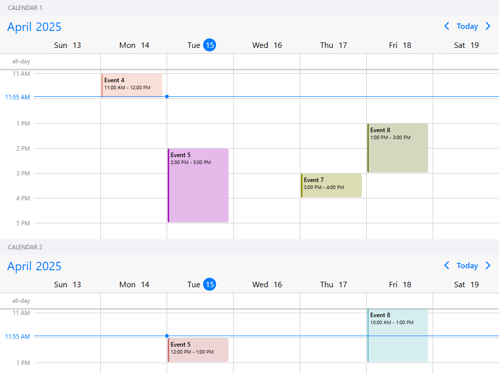 Drag & drop between schedulers Drag & drop between schedulers