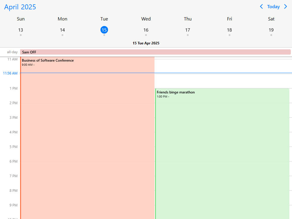 Understand how to load events into the scheduler. Continue with advanced methods after this basic guide.
