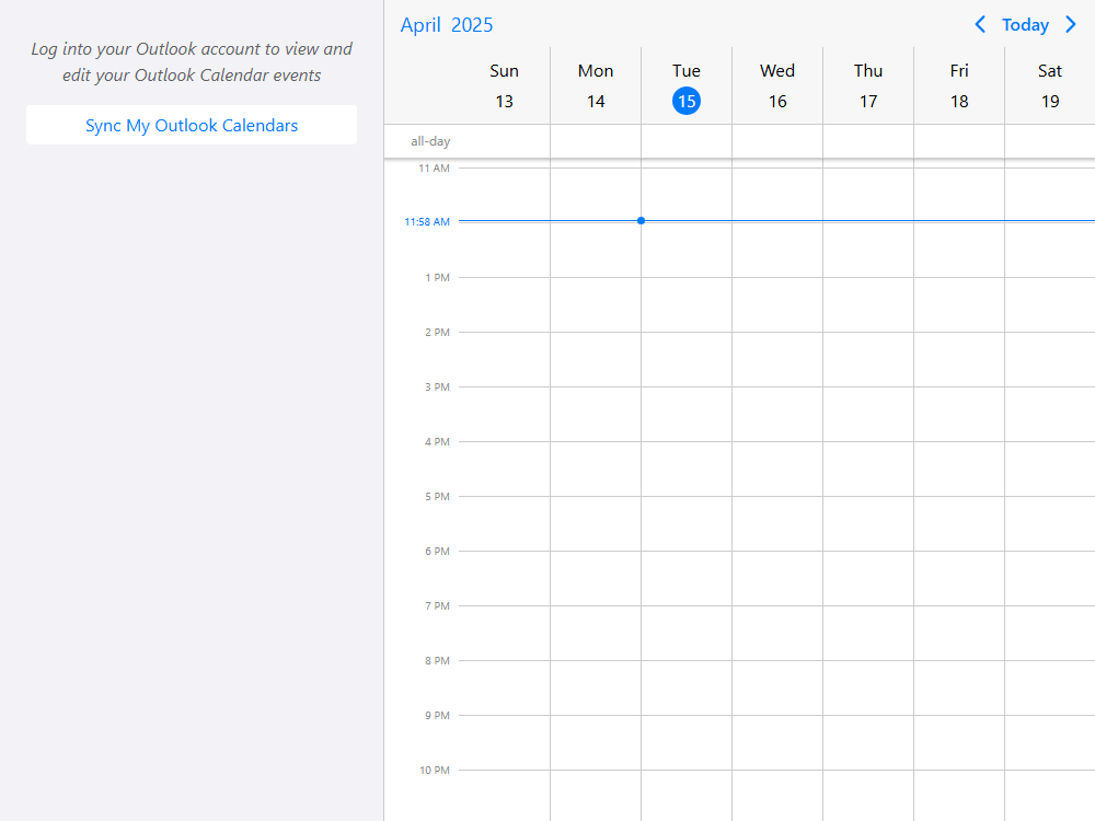 Mobiscroll Scheduler Sync events to outlook calendar Scheduler with outlook integration. Add, edit, delete & show events from authorized outlook calendars.