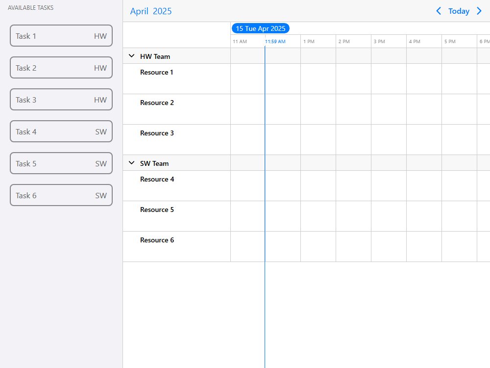 Mobiscroll Timeline Dynamically color & invalidate Event calendar timeline with dynamic validation and highlighting drop area on event drag & drop. Support advanced interaction with minimal code.