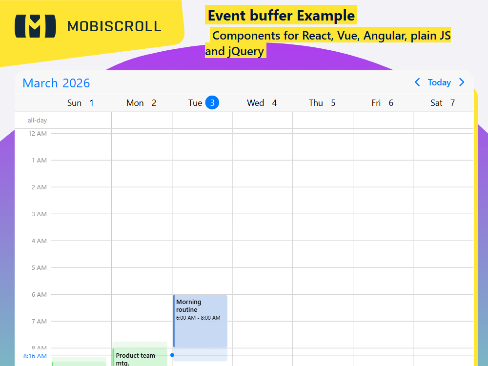 Prevent back-to-back stress. lets you insert buffer time before or after events and perfect for travel, setup, or cleanup.