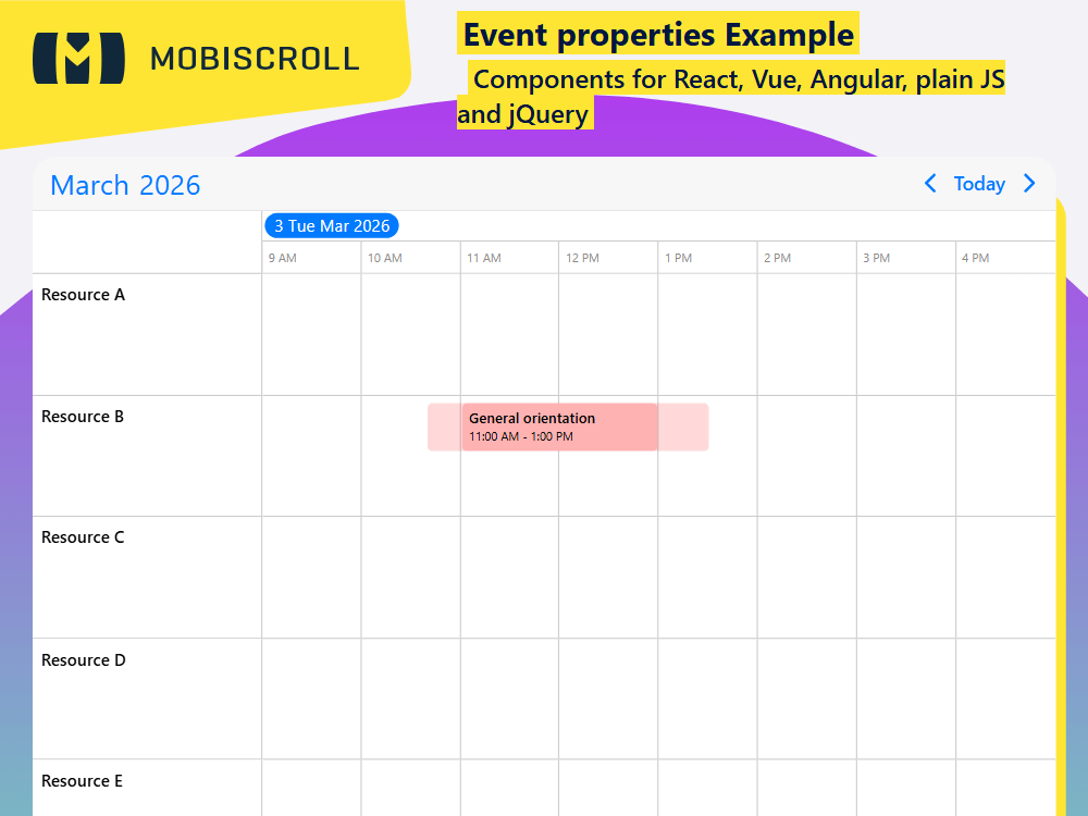 Learn how events are structured in. Define base properties and custom fields to store and display event data effectively.